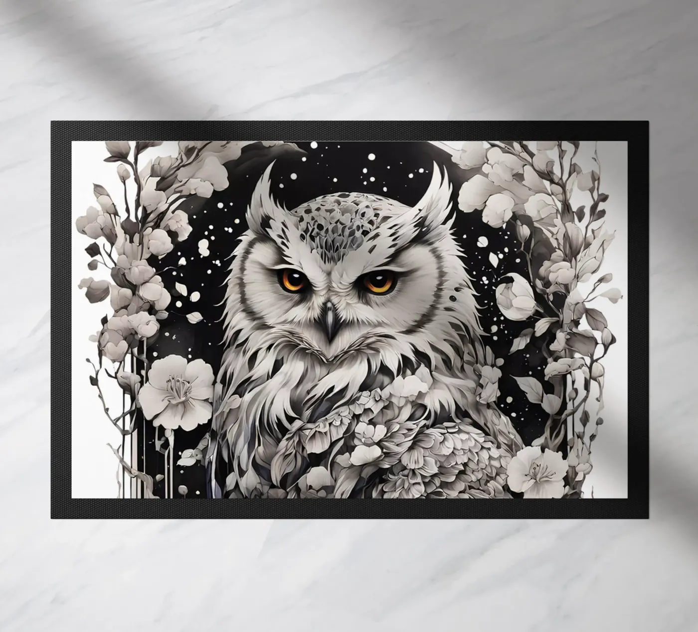 Gufo delle nevi zerbino da Eva Nev