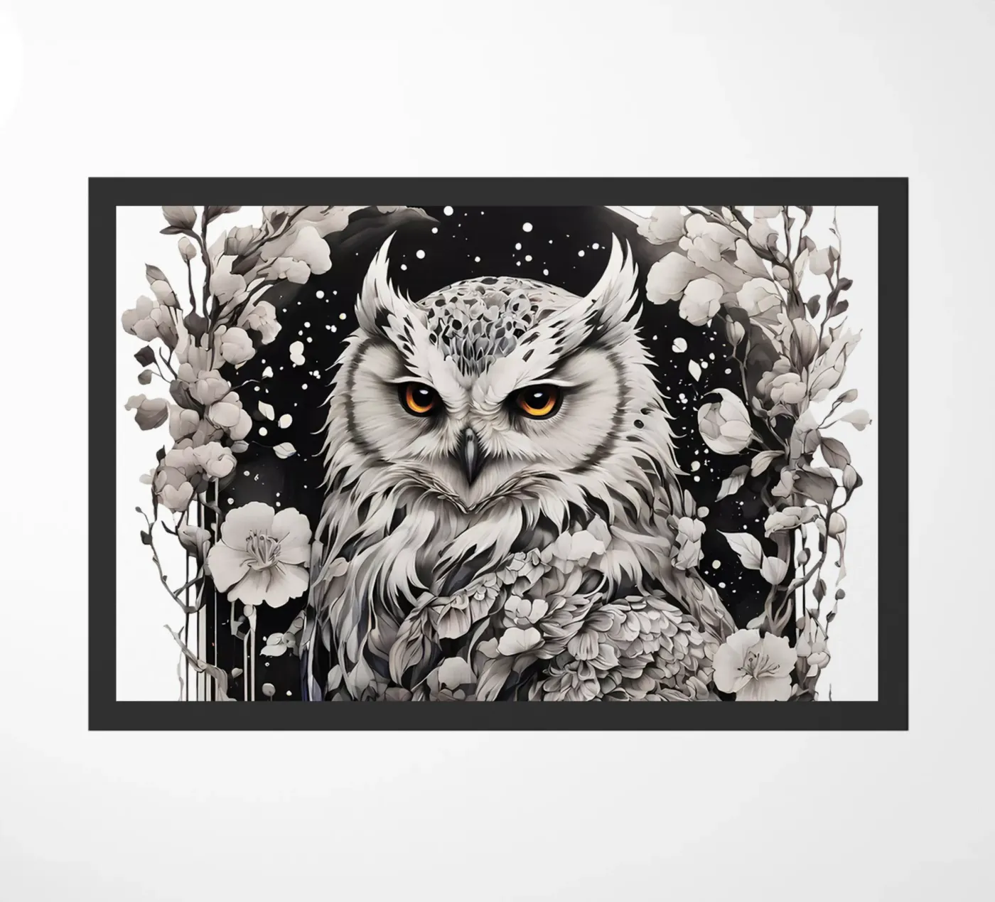 Gufo delle nevi zerbino da Eva Nev