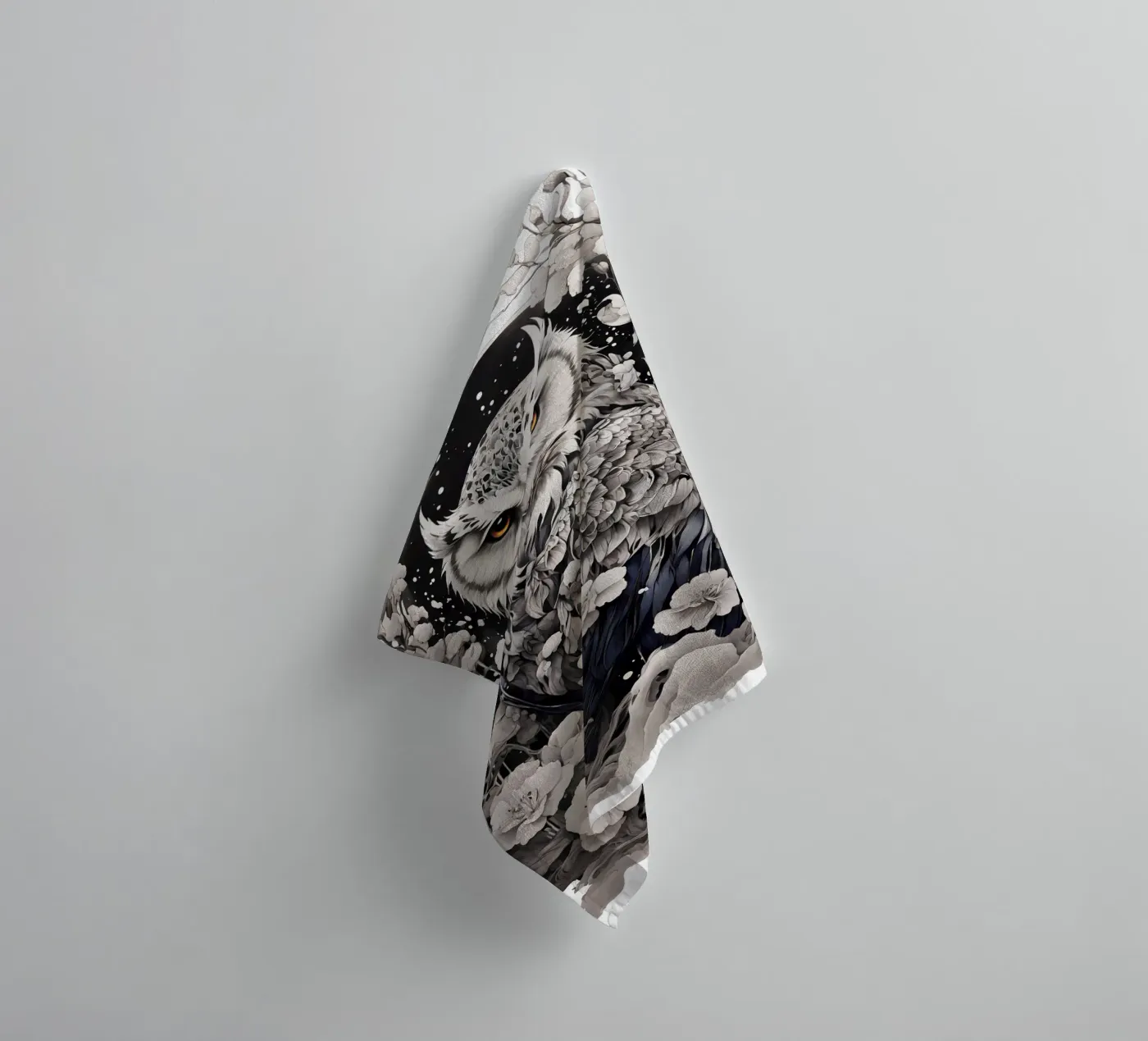 Snow Owl serviette de bain de Eva Nev