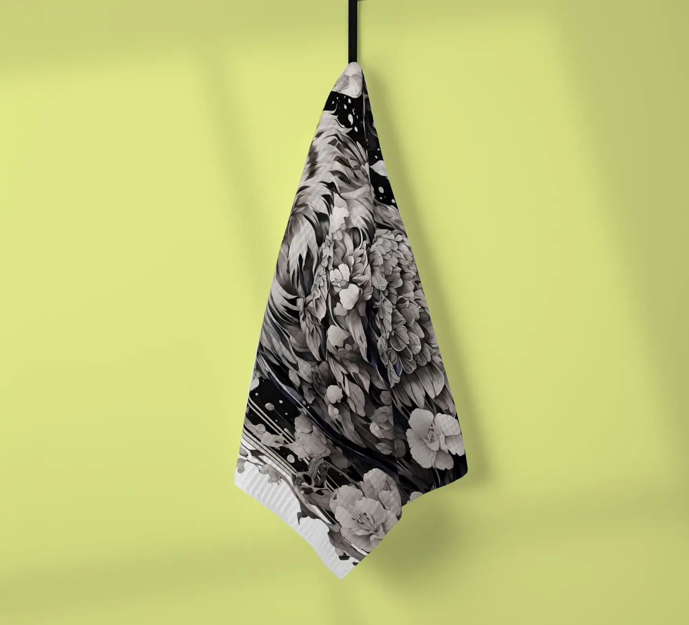 Snow Owl Geschirrtuch von Eva Nev