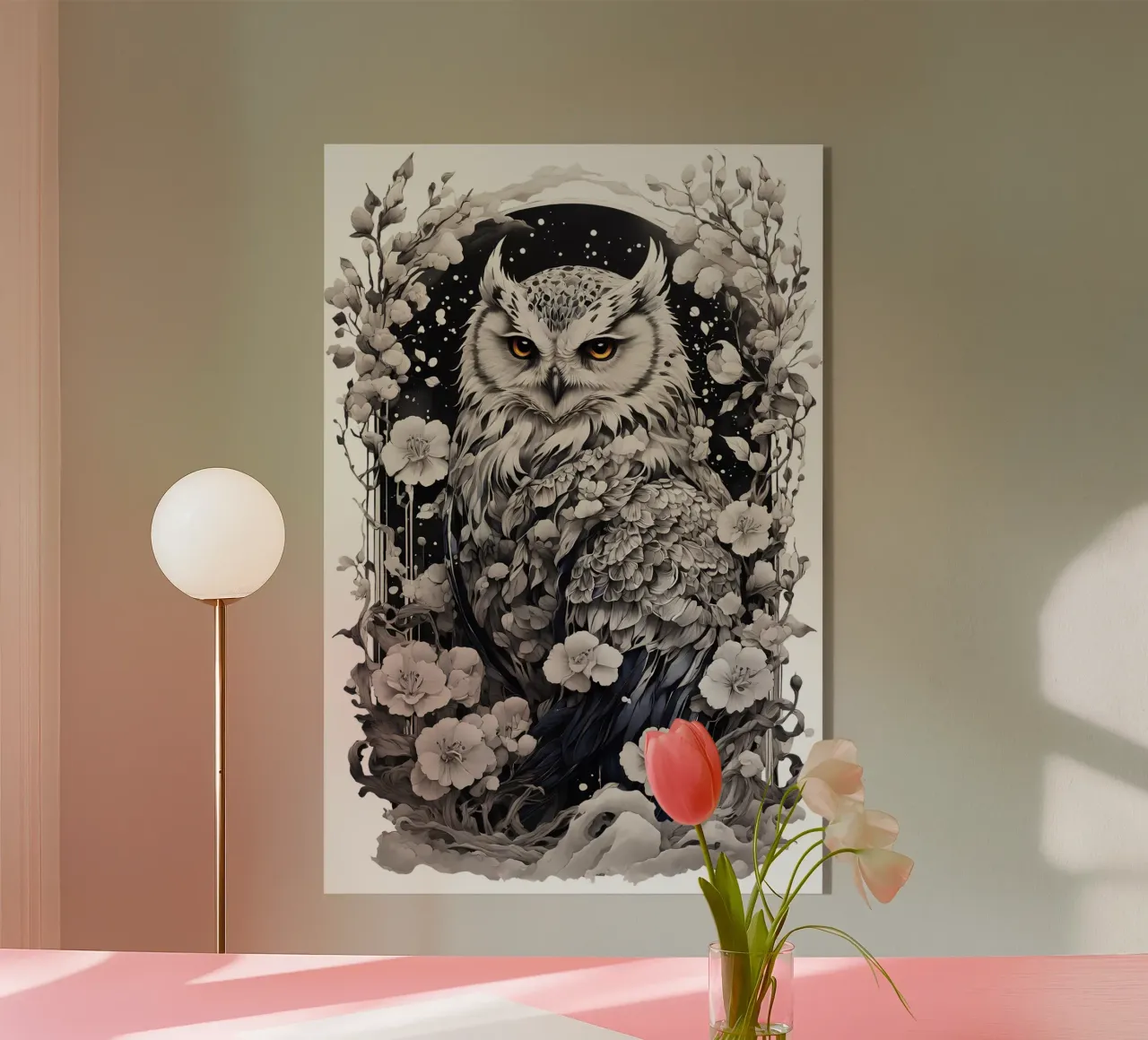 Gufo delle nevi plexiglass da Eva Nev