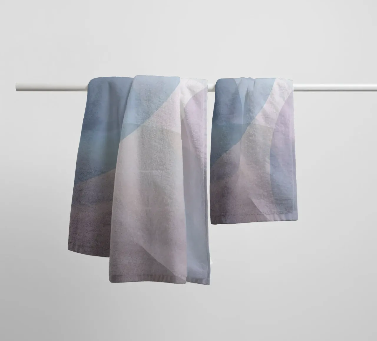 Misty Flow Soft Abstract Layers towel by Artbyvo