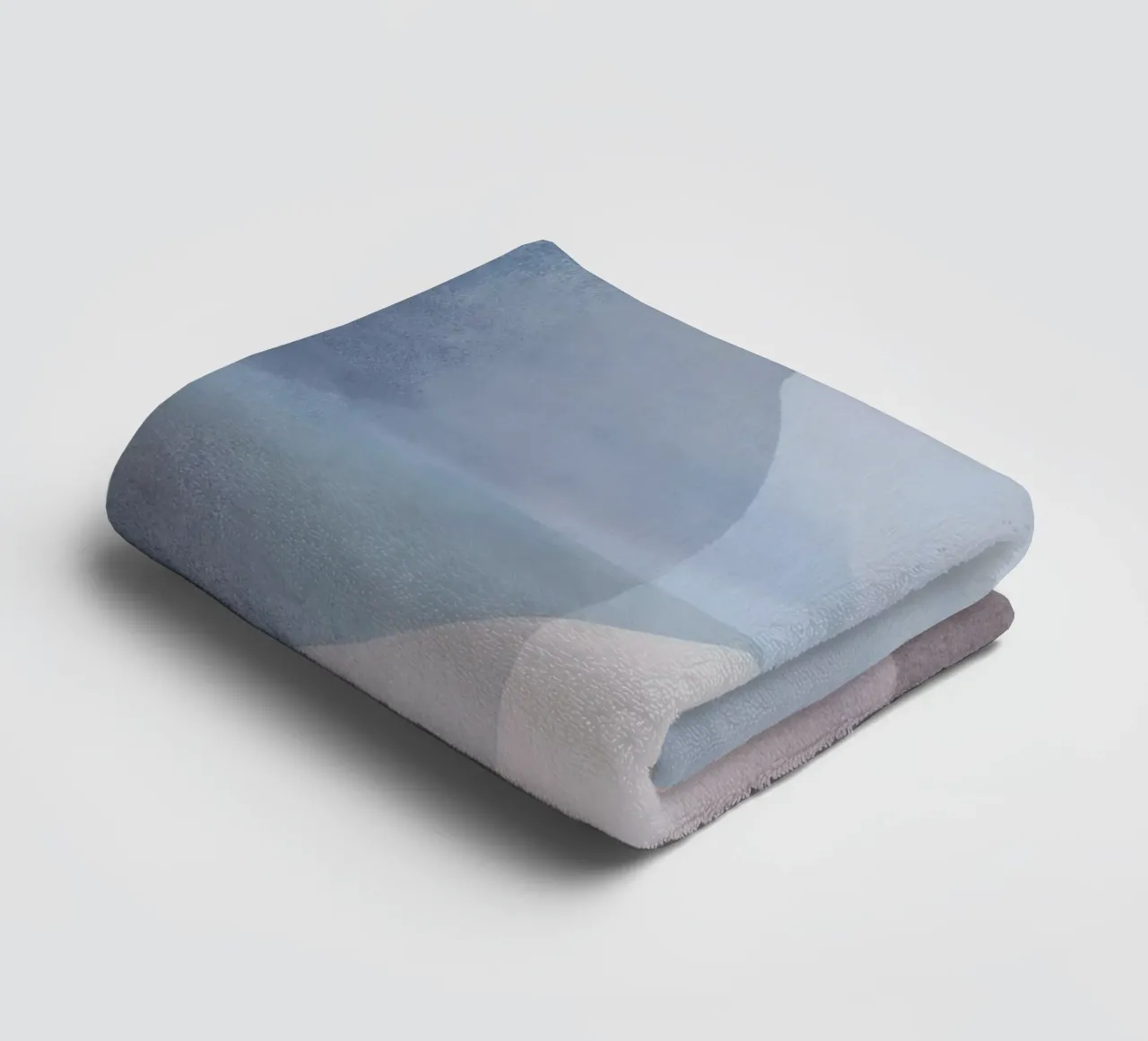 Misty Flow Soft Abstract Layers towel by Artbyvo