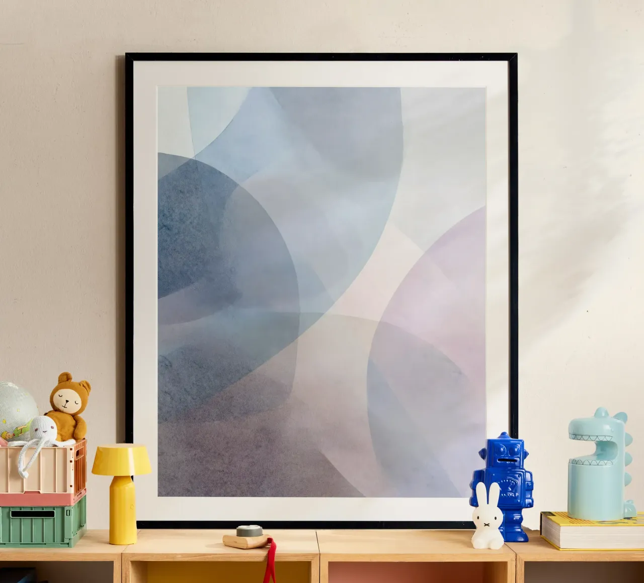 Misty Flow Soft Abstract Layers hahnemühle by Artbyvo