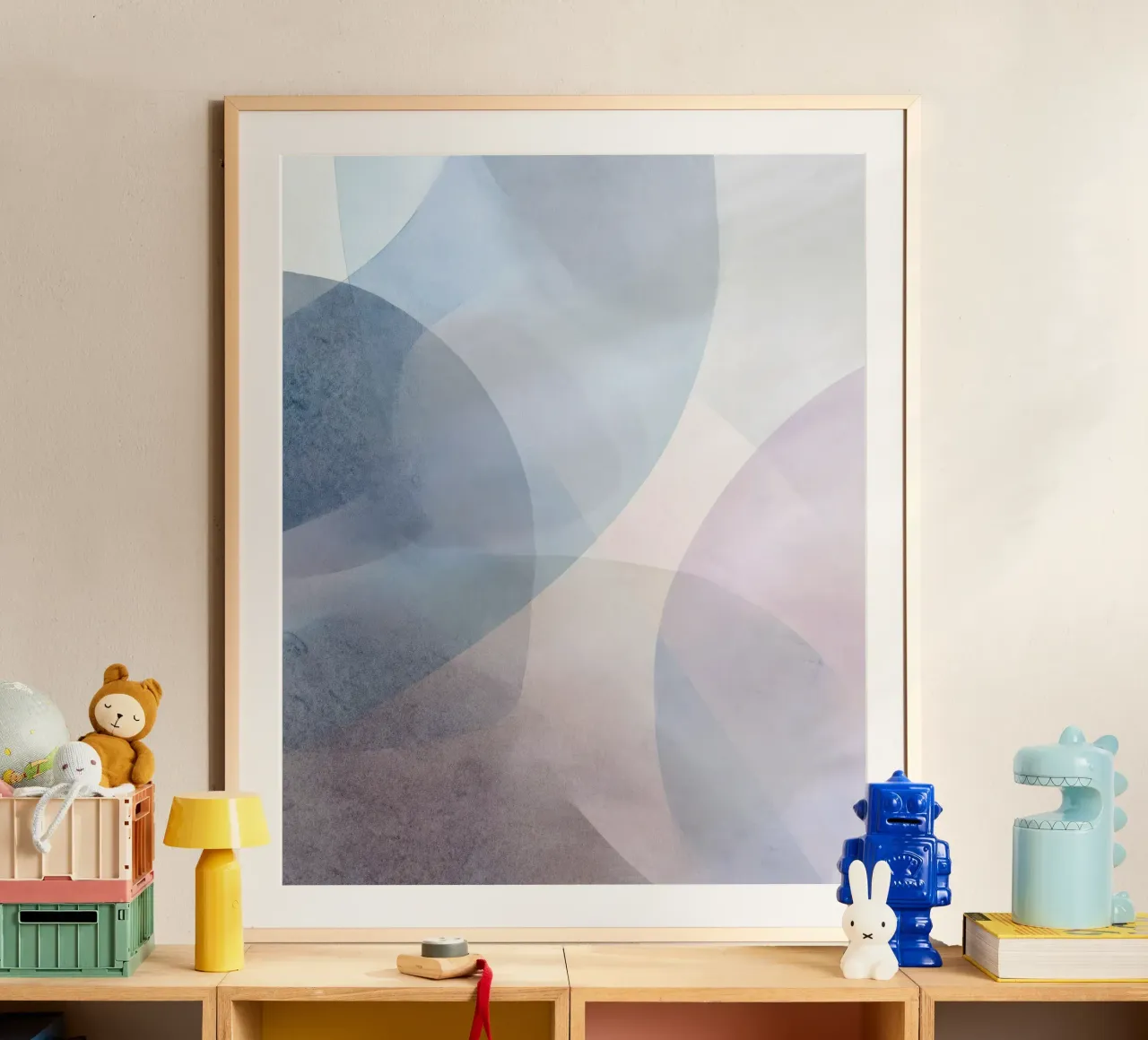 Misty Flow Soft Abstract Layers hahnemühle by Artbyvo