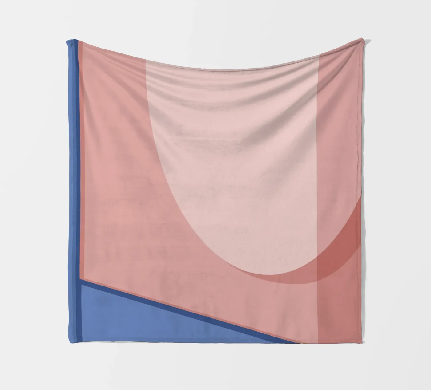 Soft Geometry fleece blanket by DARIA IVANOVNA