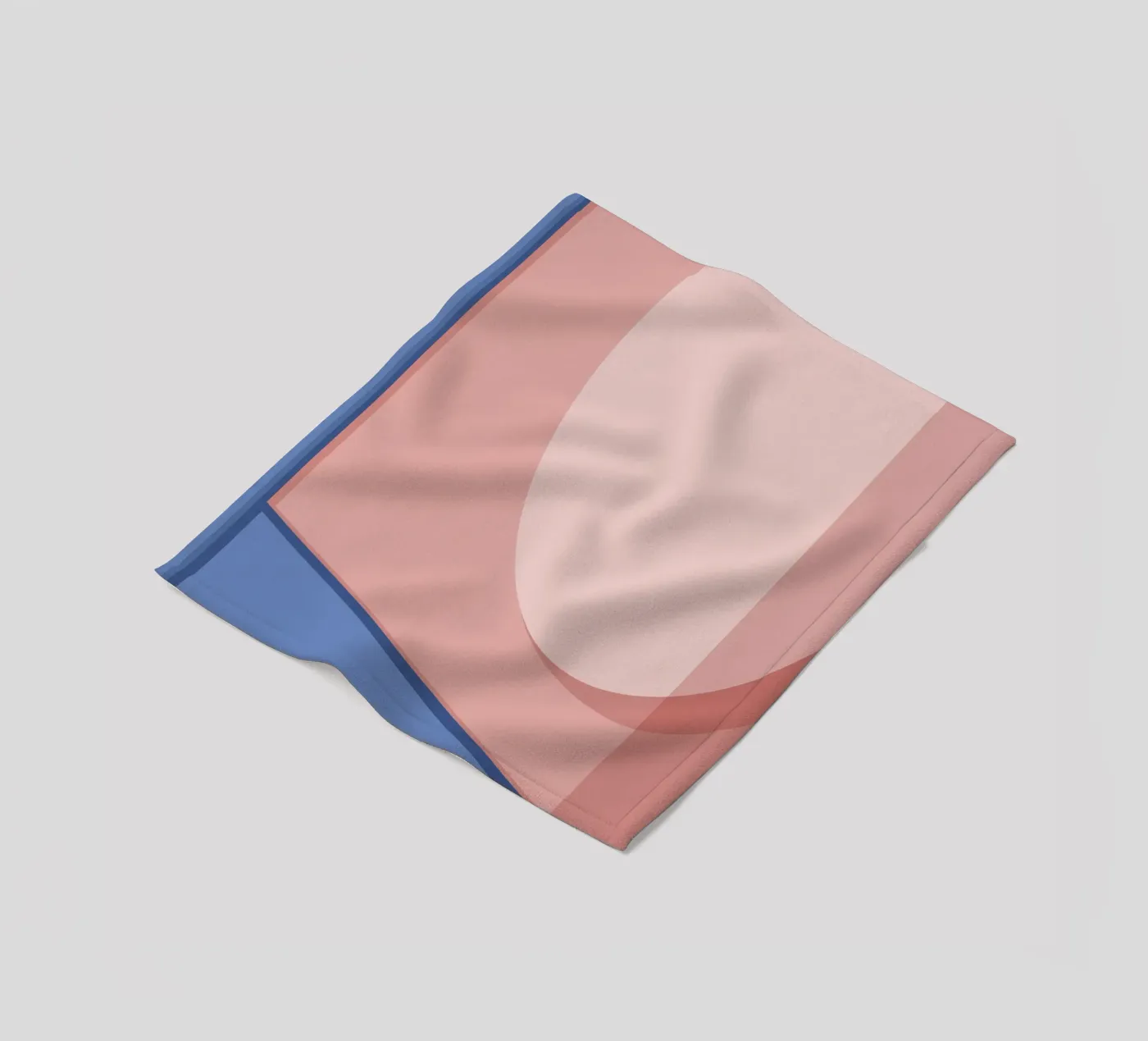 Soft Geometry fleece blanket by DARIA IVANOVNA