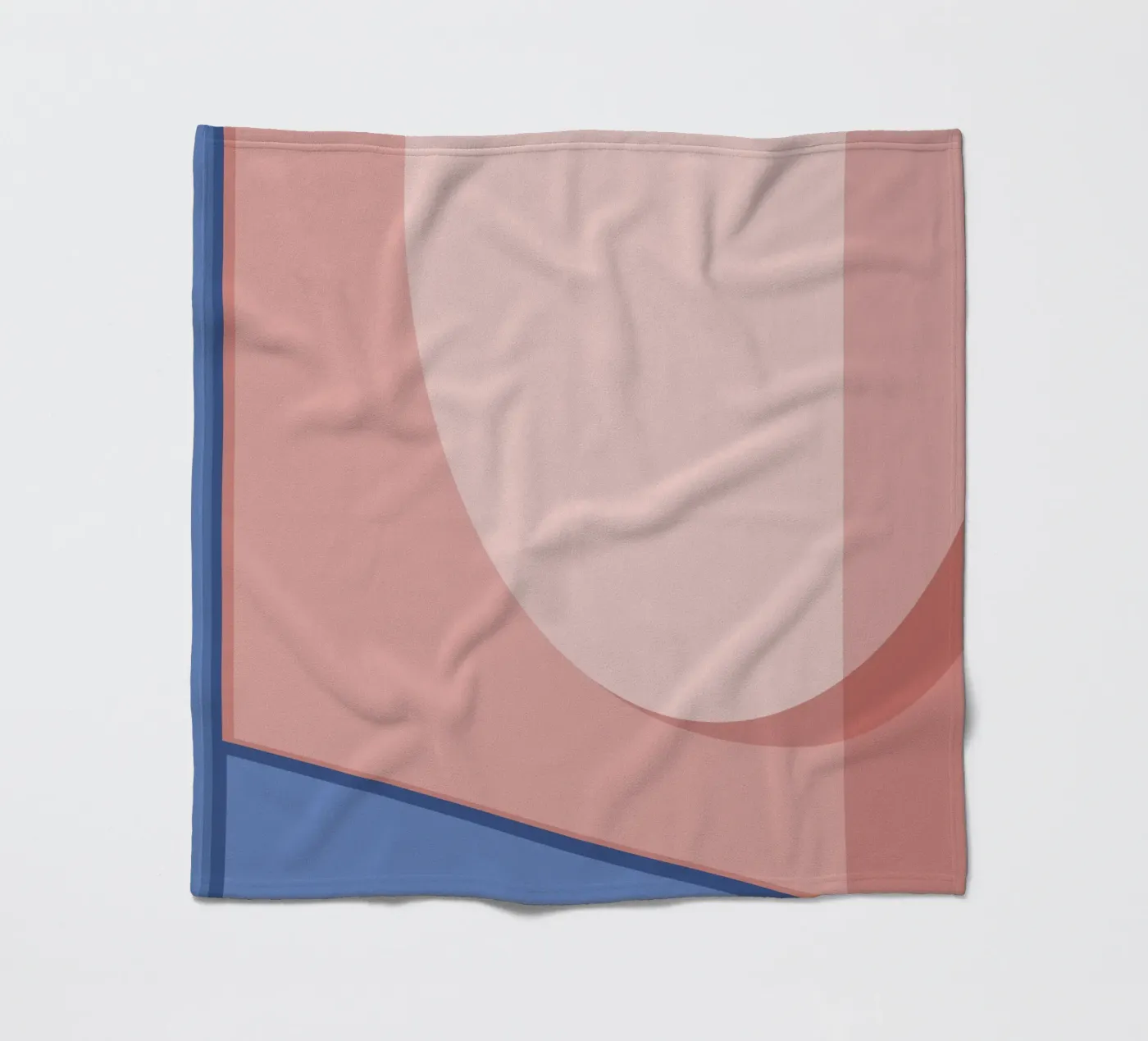 Soft Geometry fleece blanket by DARIA IVANOVNA