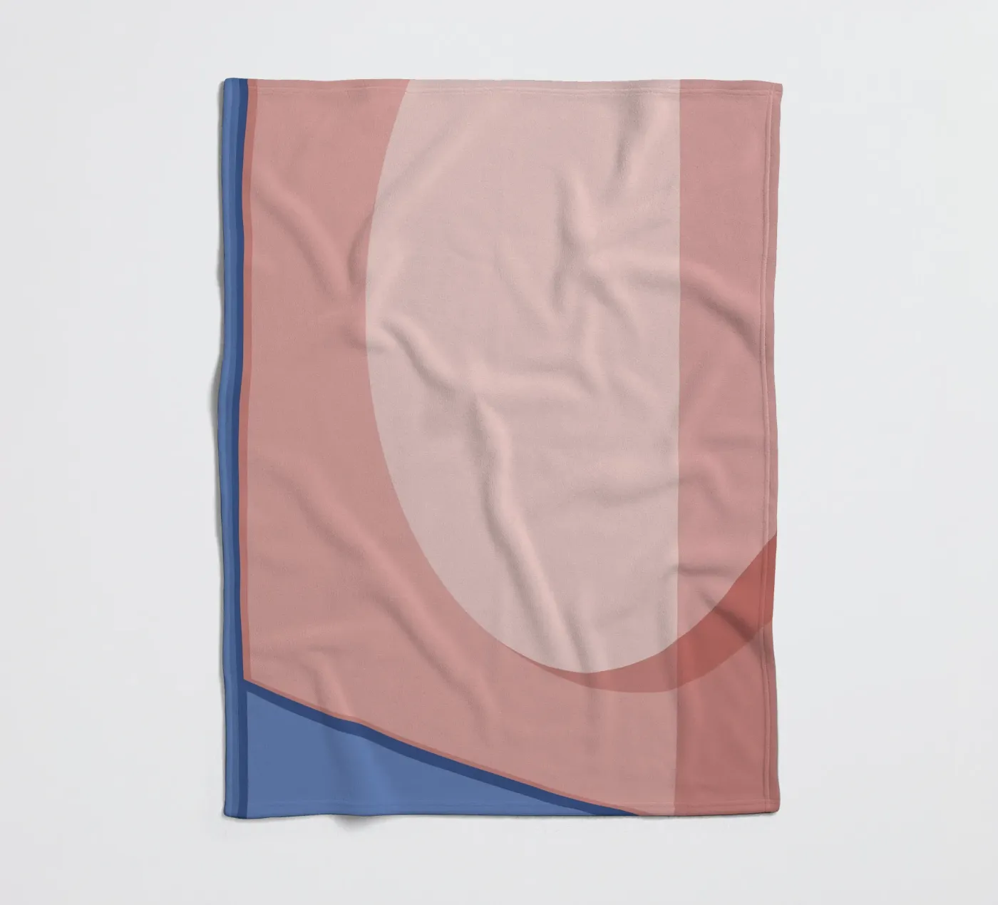 Soft Geometry fleece blanket by DARIA IVANOVNA