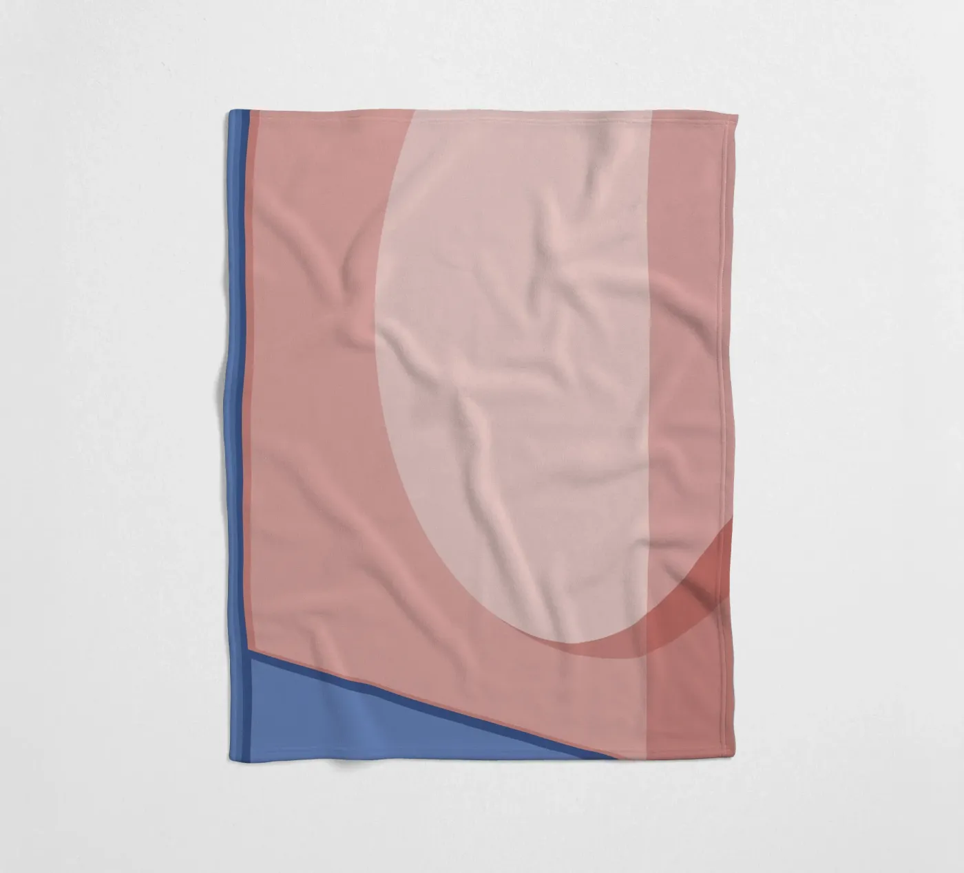 Soft Geometry fleece blanket by DARIA IVANOVNA
