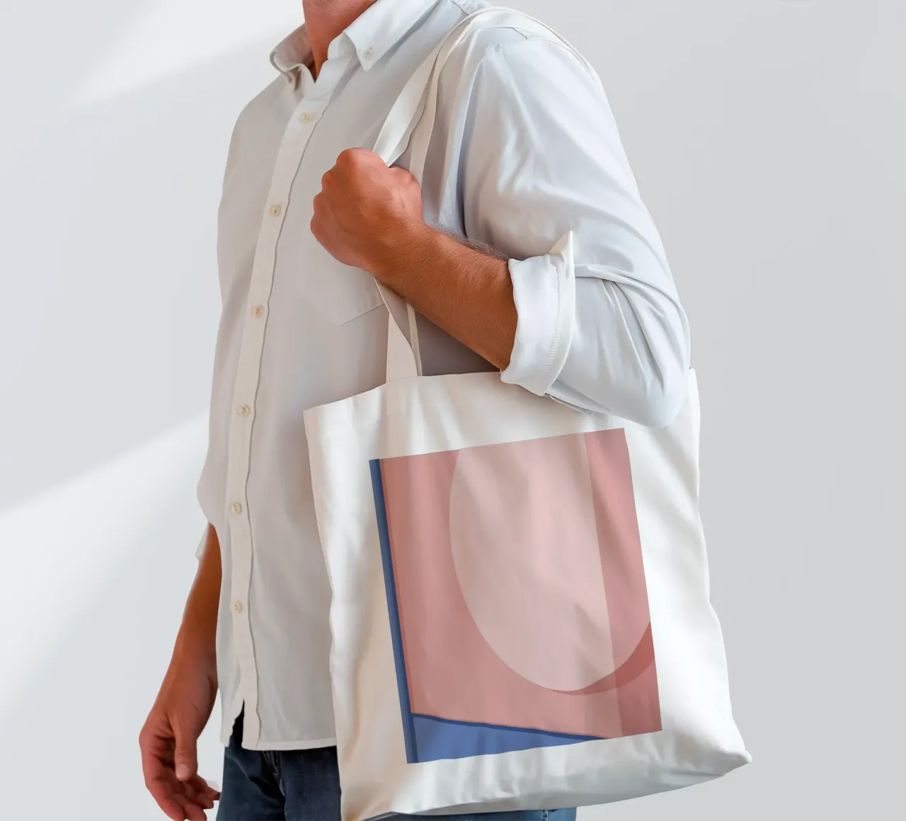 Soft Geometry borsa in juta da DARIA IVANOVNA