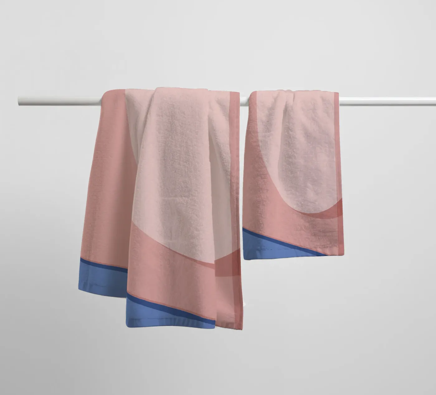 Soft Geometry towel by DARIA IVANOVNA