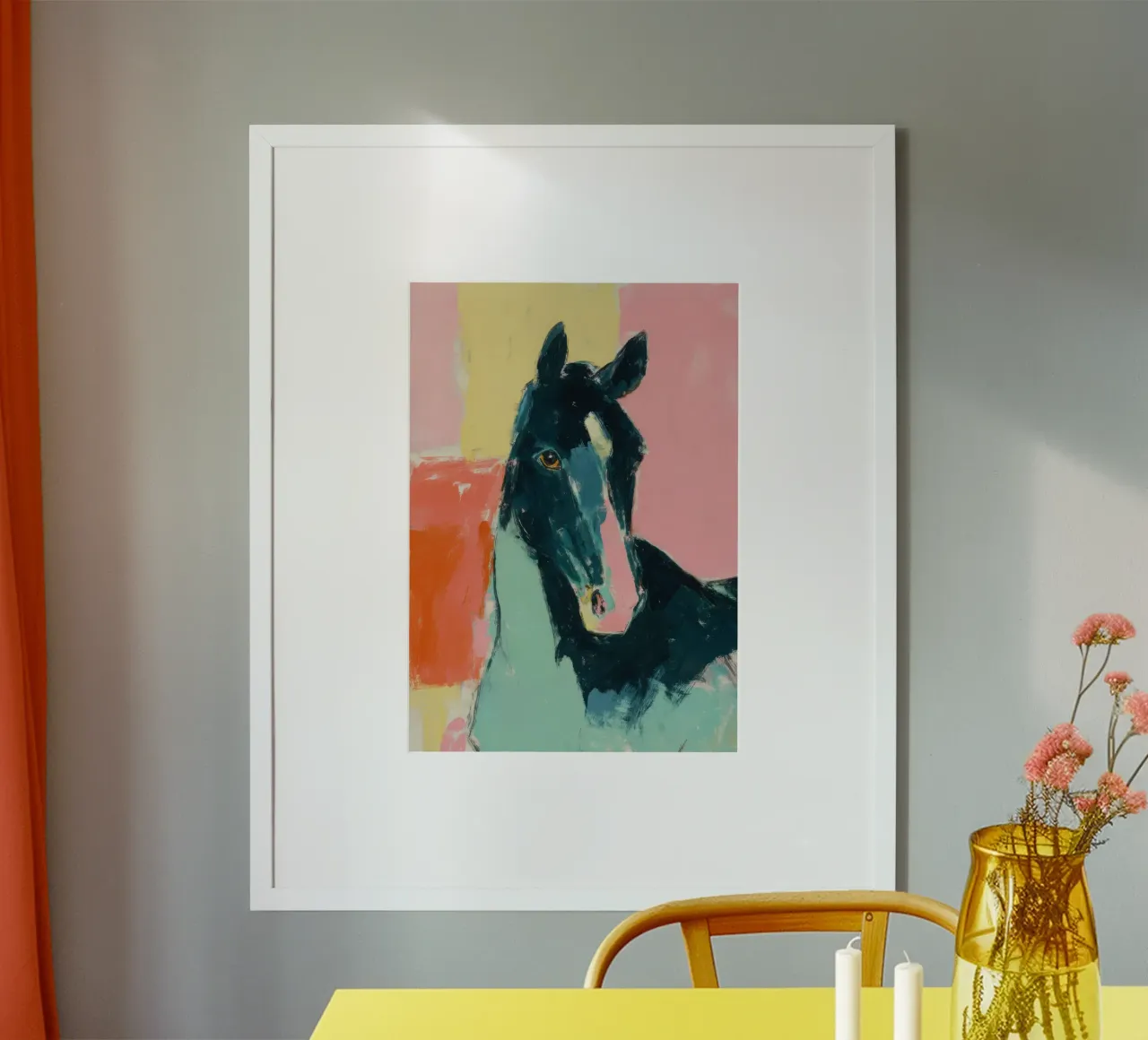 Cavallo nero poster da Bright Horizons