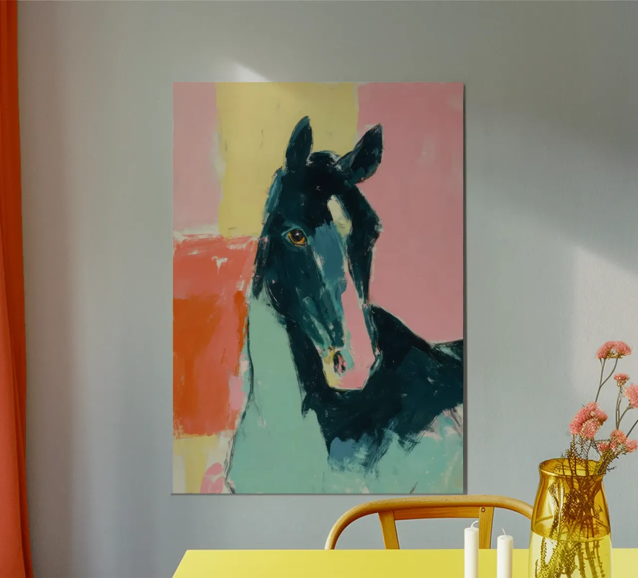 Cavallo nero poster da Bright Horizons