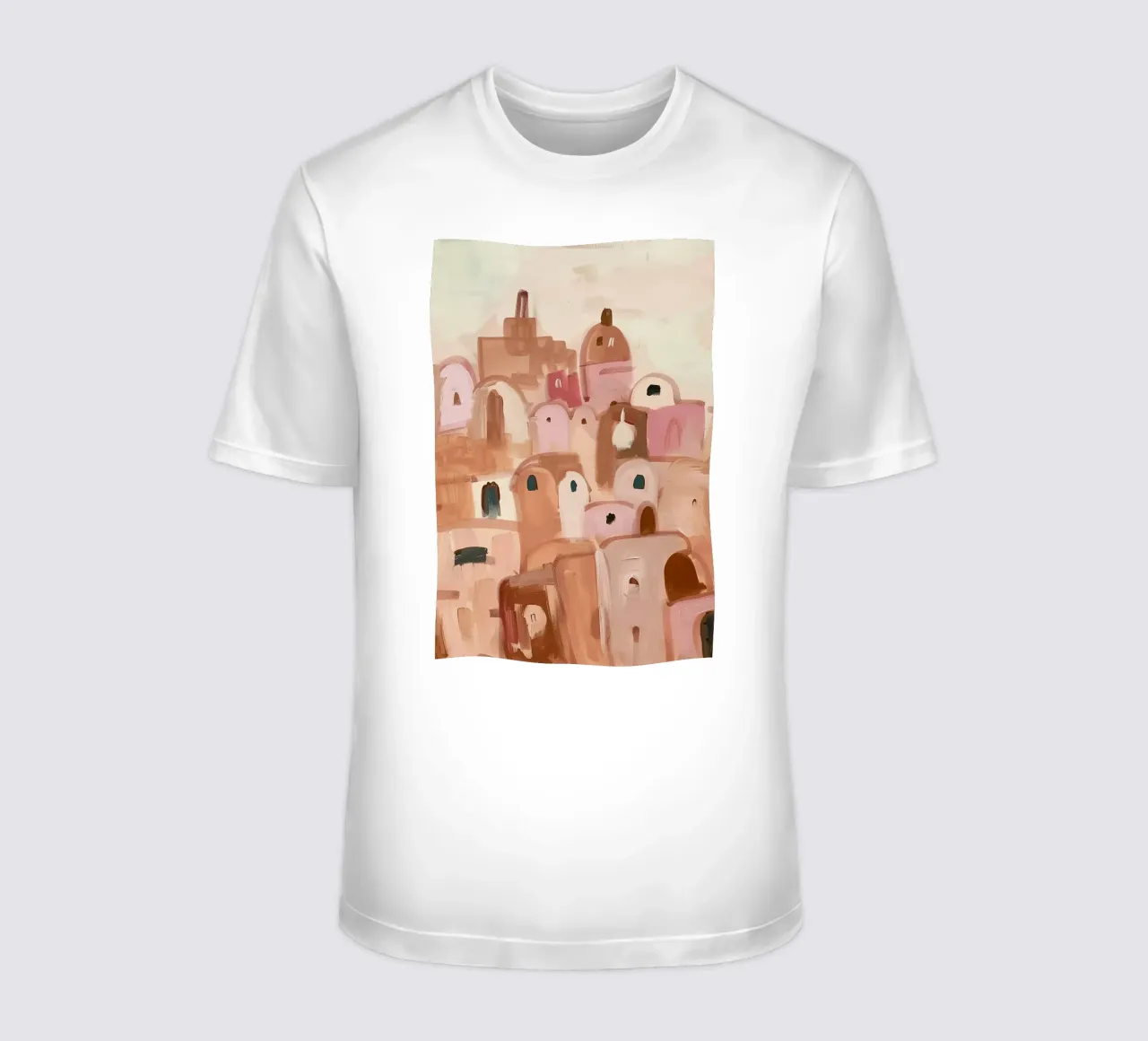 Blush Desert Dwellings II t-shirt da BALIKA HOMES ART