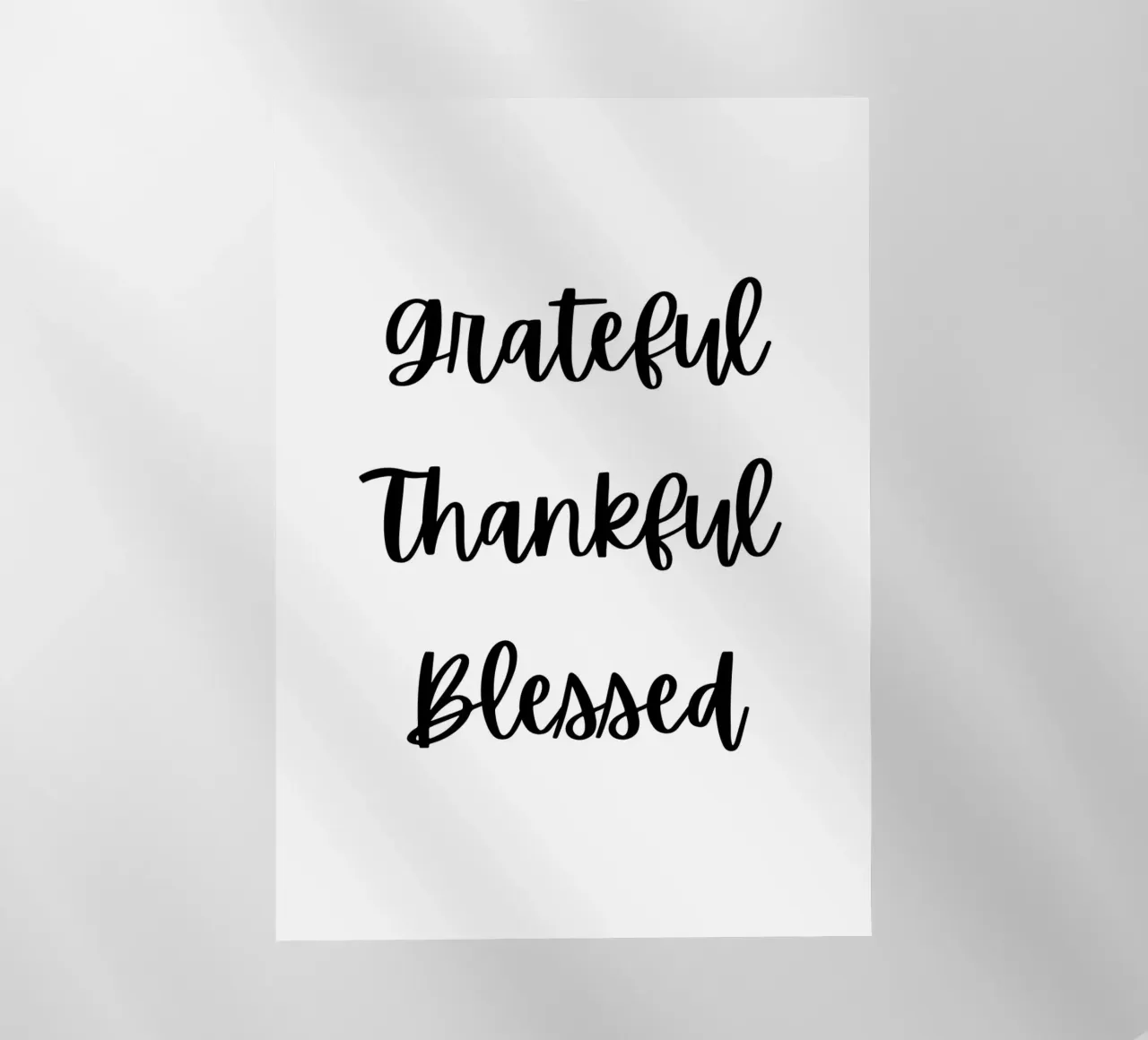 Grateful thankful blessed pellicola backlit da HolidaysCandyWalls