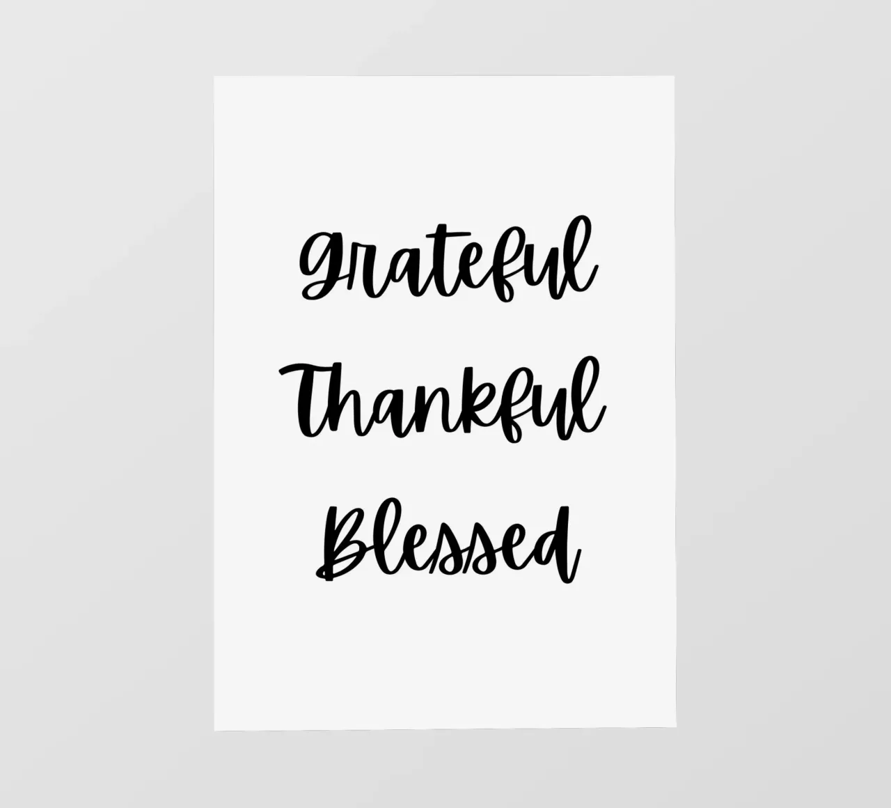 Grateful thankful blessed pellicola backlit da HolidaysCandyWalls