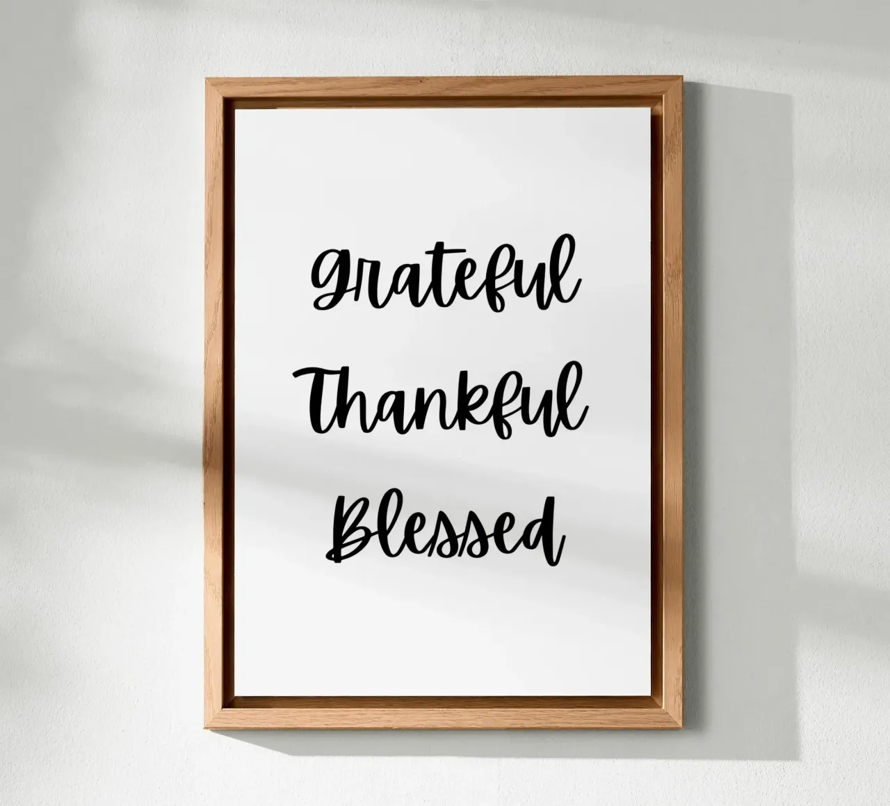 Grateful thankful blessed alluminio dibond da HolidaysCandyWalls