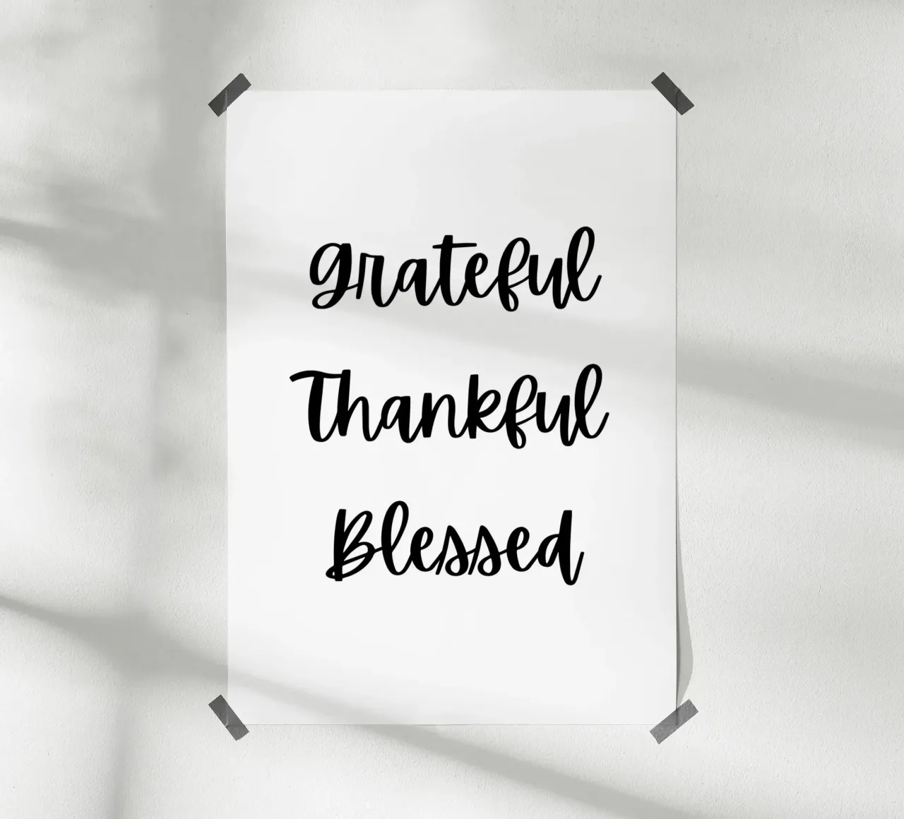 Grateful thankful blessed carta hahnemühle da HolidaysCandyWalls