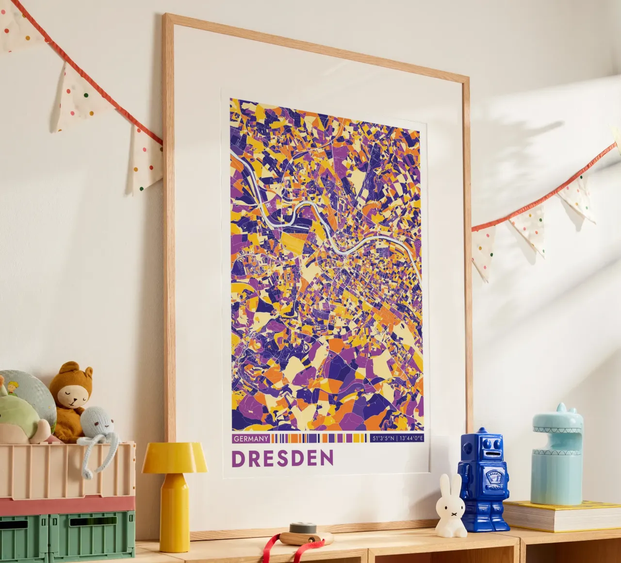 Poster di Dresda poster da CityMapPoster