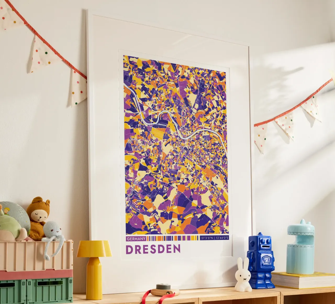 Poster di Dresda poster da CityMapPoster