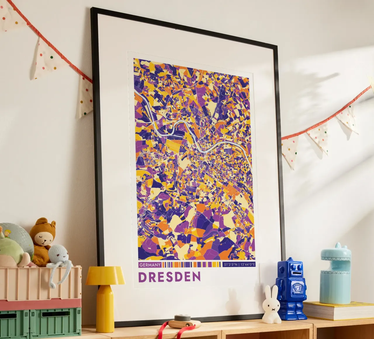 Poster di Dresda poster da CityMapPoster