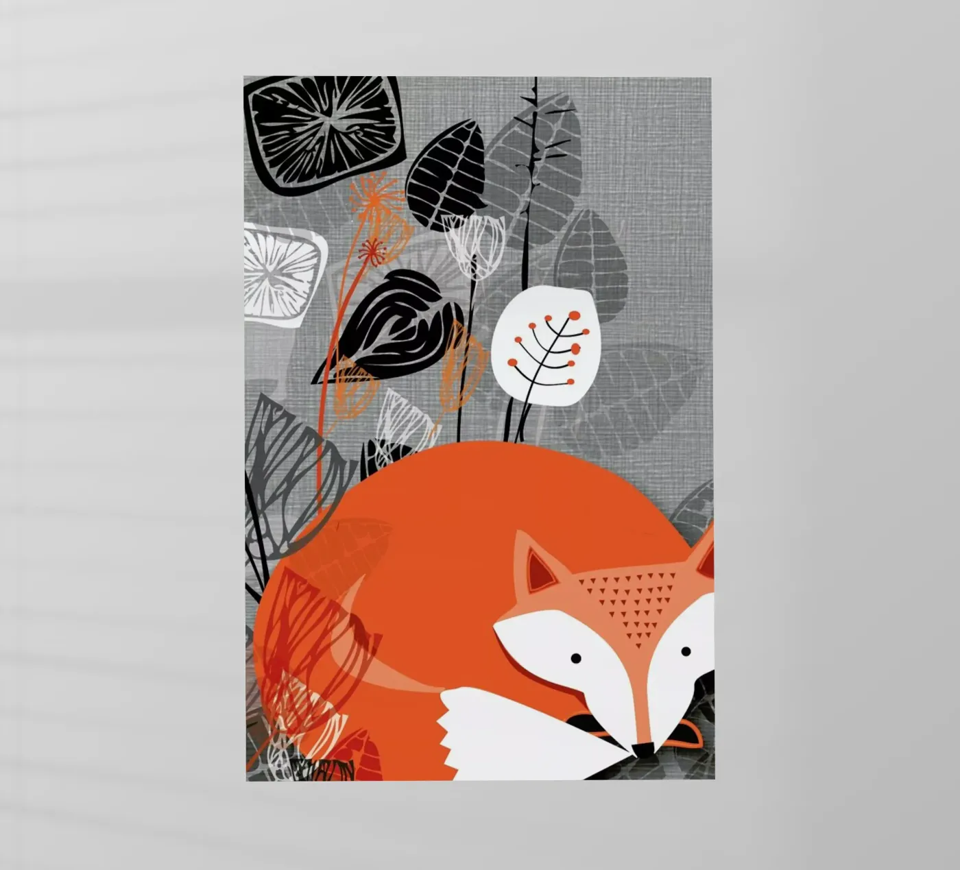 Fox Backlit Folie von Rocket68