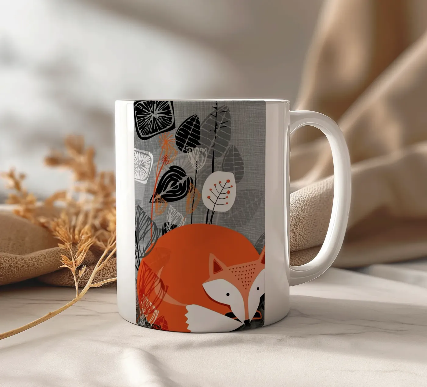 Fox mug en céramique de Rocket68