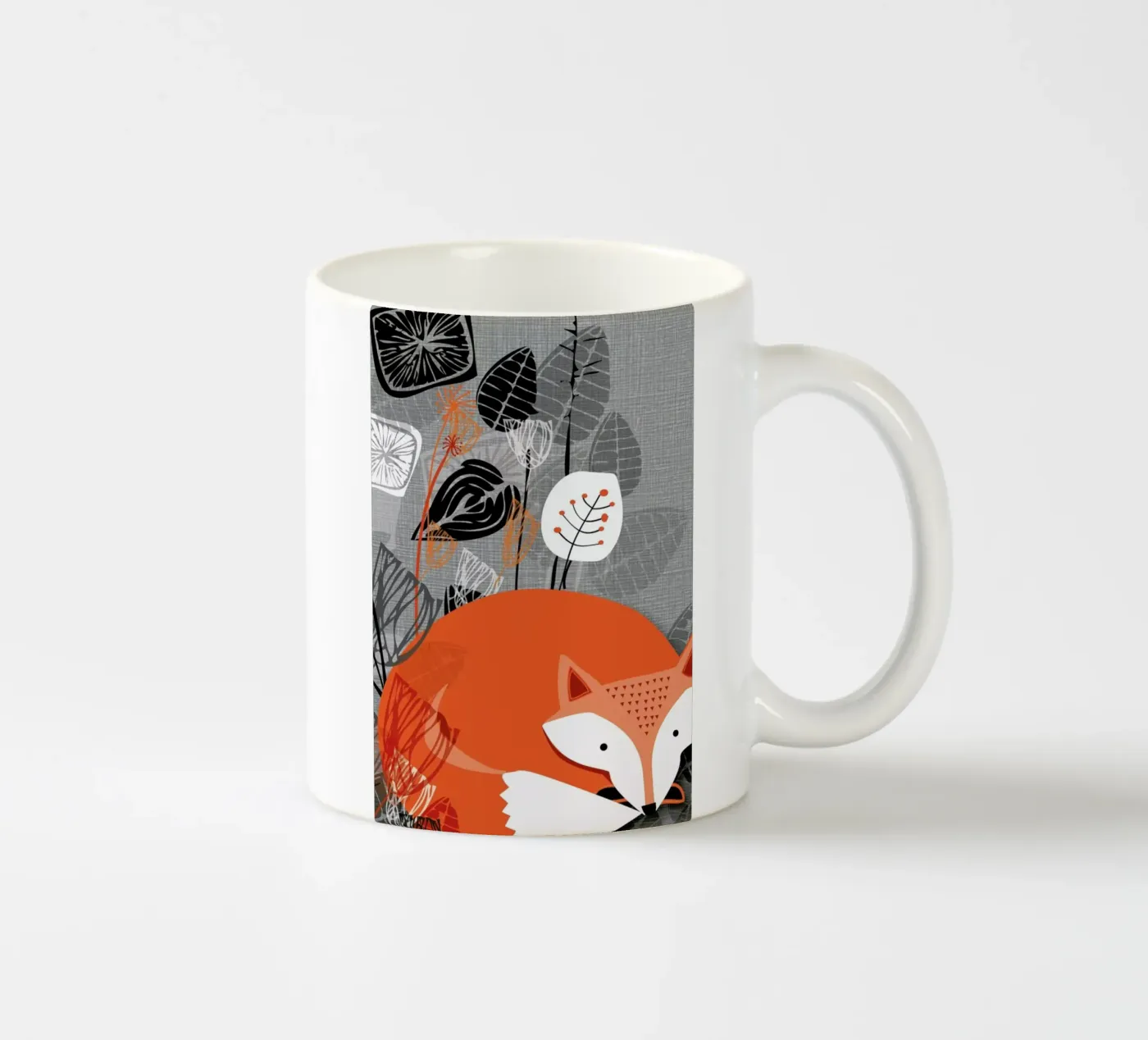 Fox ceramic mug by Rocket68
