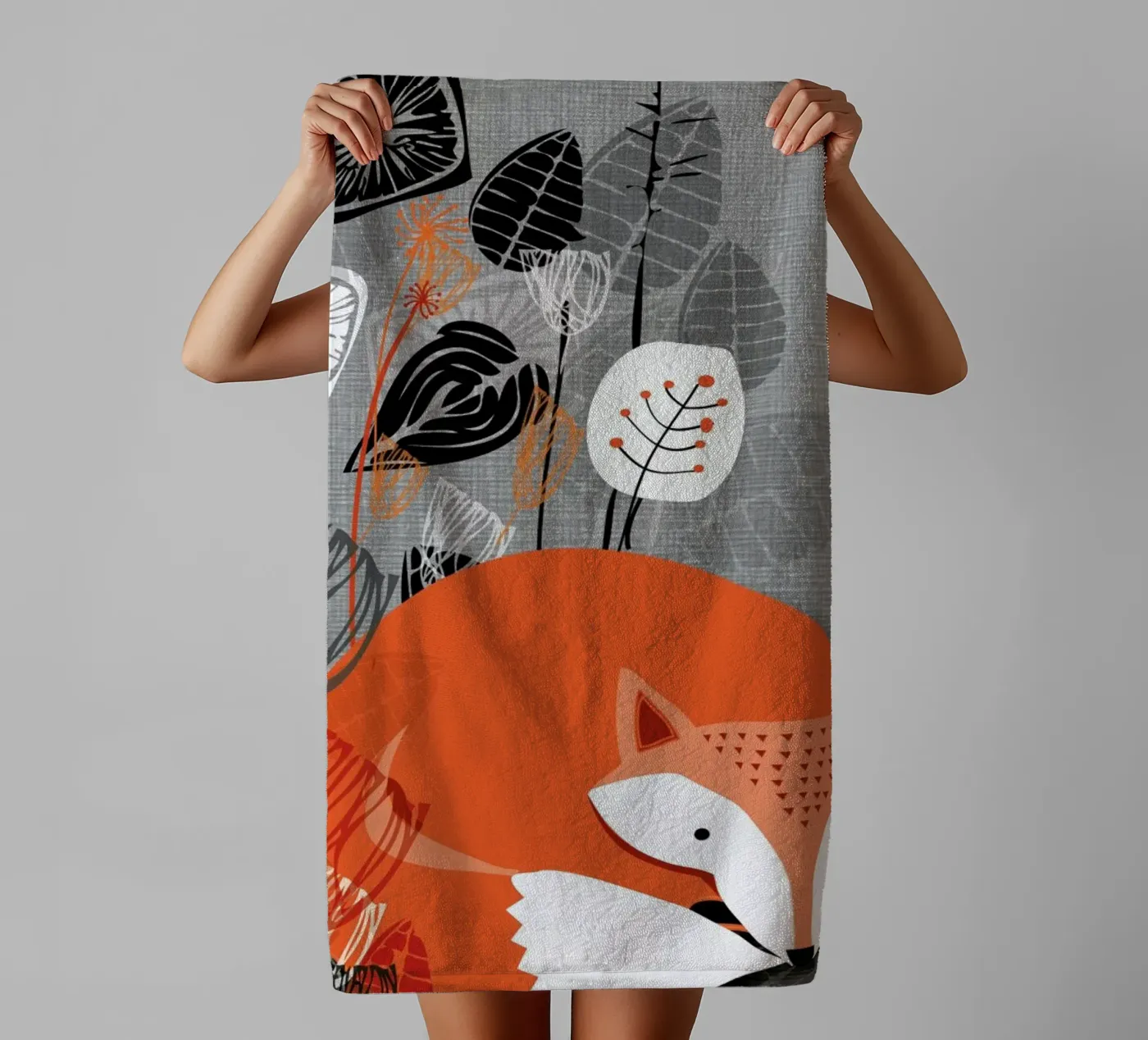 Fox badhanddoek van Rocket68