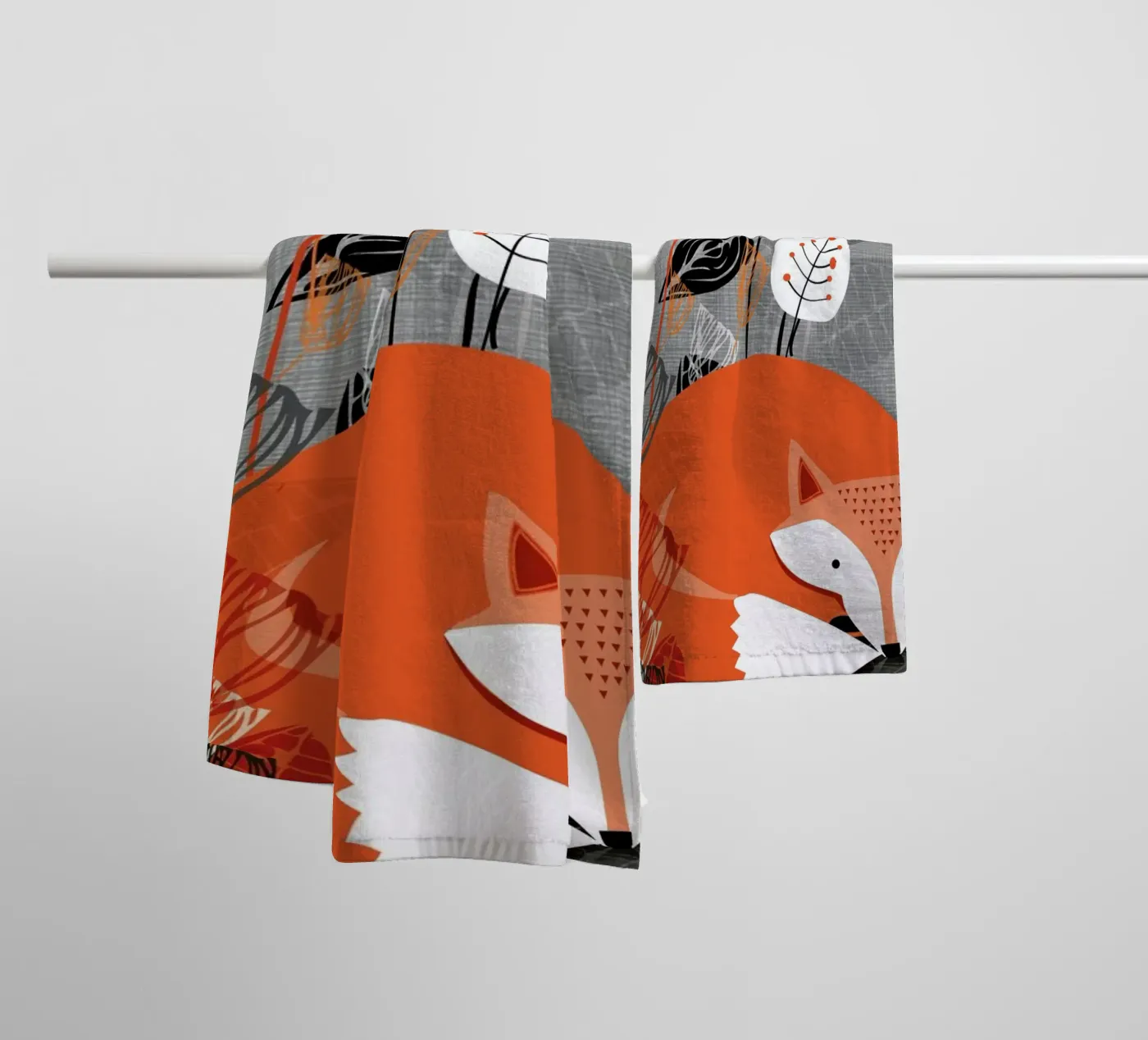 Fox badhanddoek van Rocket68