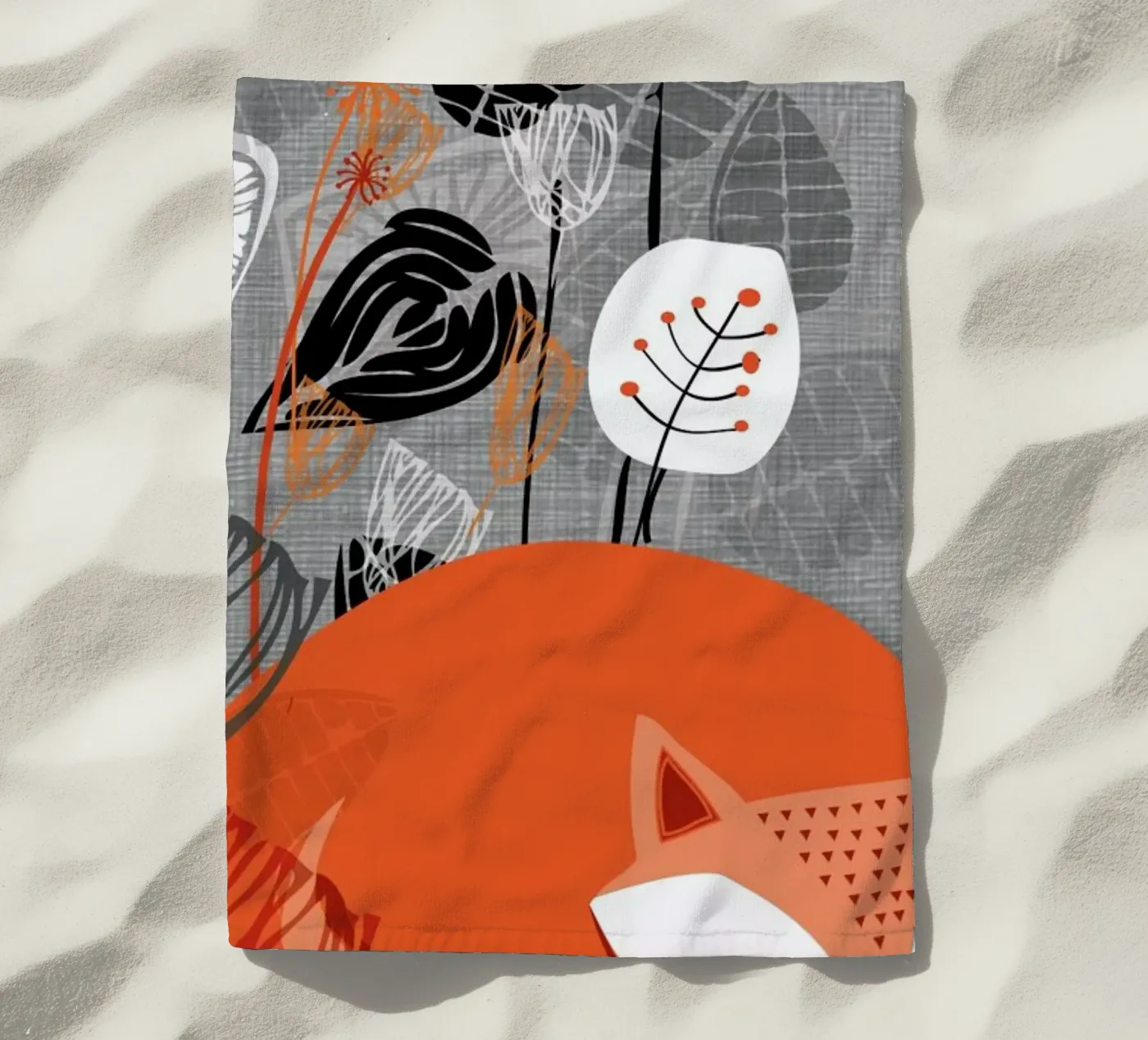 Fox strandhanddoek van Rocket68