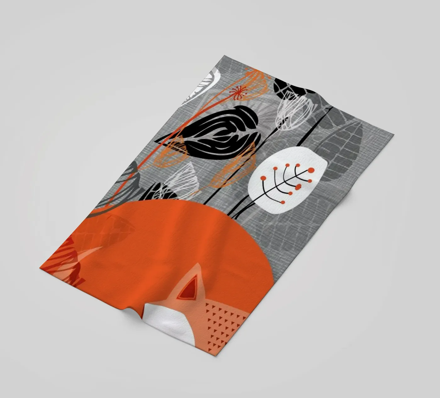 Fox beach towel by Rocket68