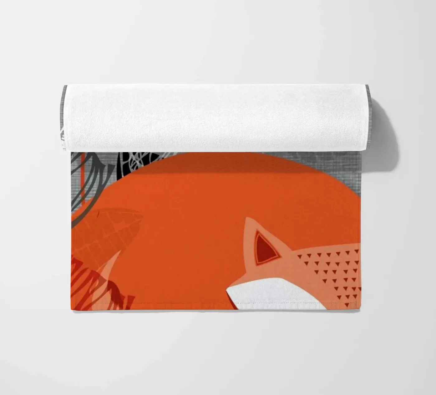 Fox beach towel by Rocket68