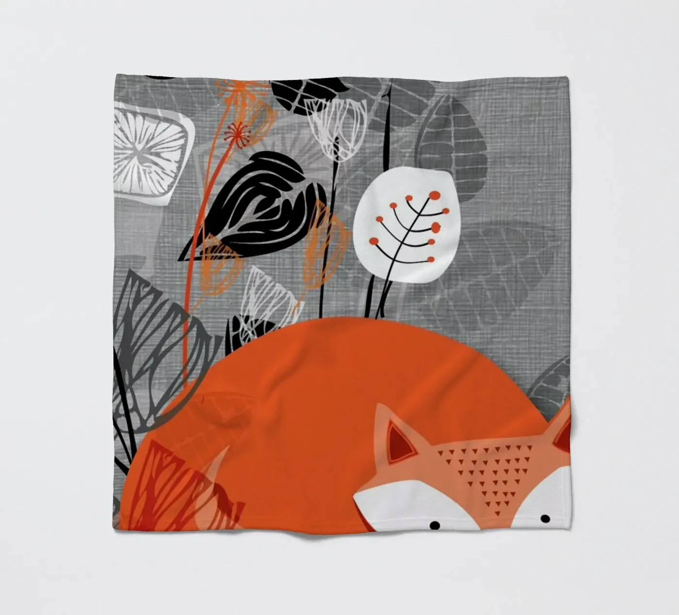 Fox fleece blanket by Rocket68
