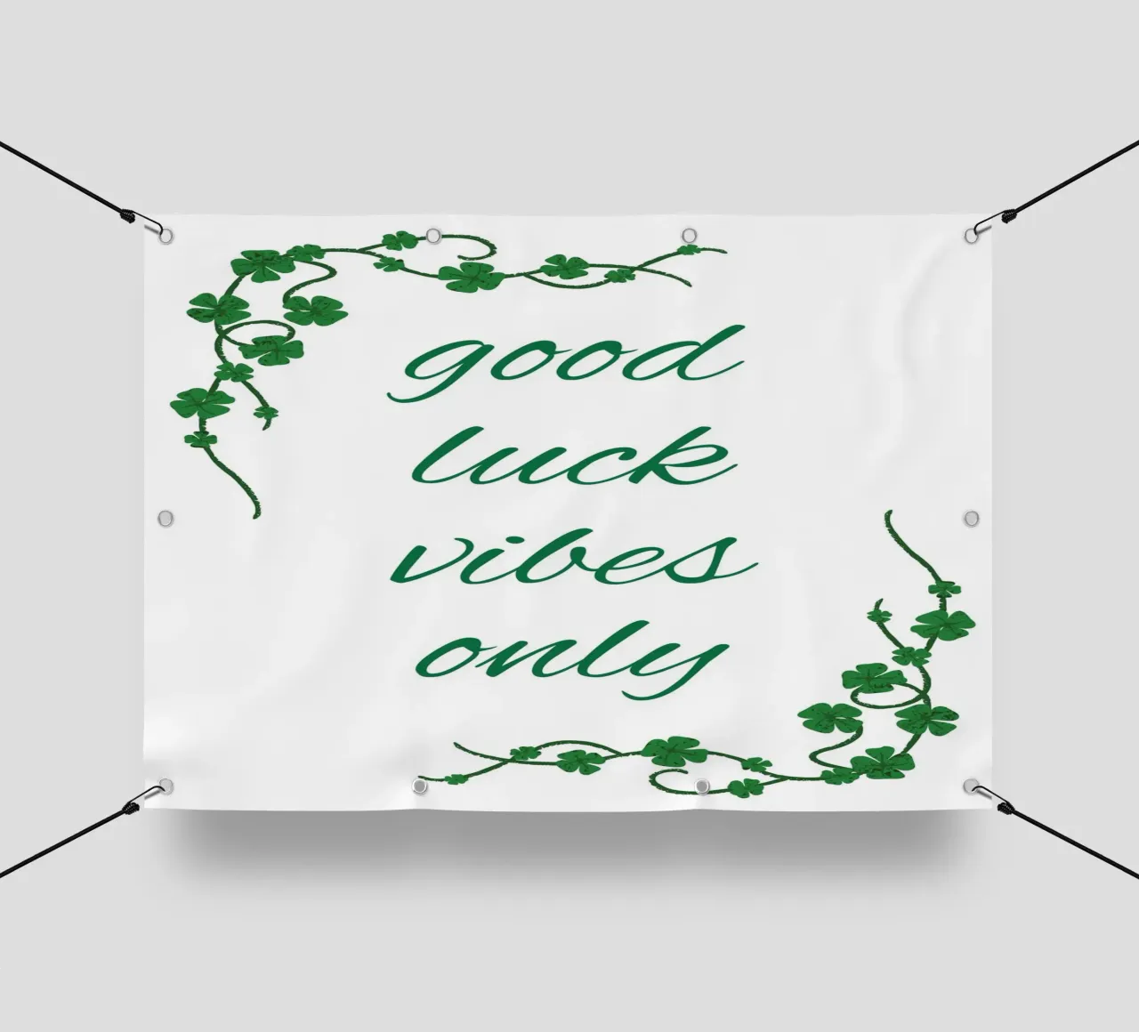 Good luck vibes only telo in pvc da HolidaysCandyWalls
