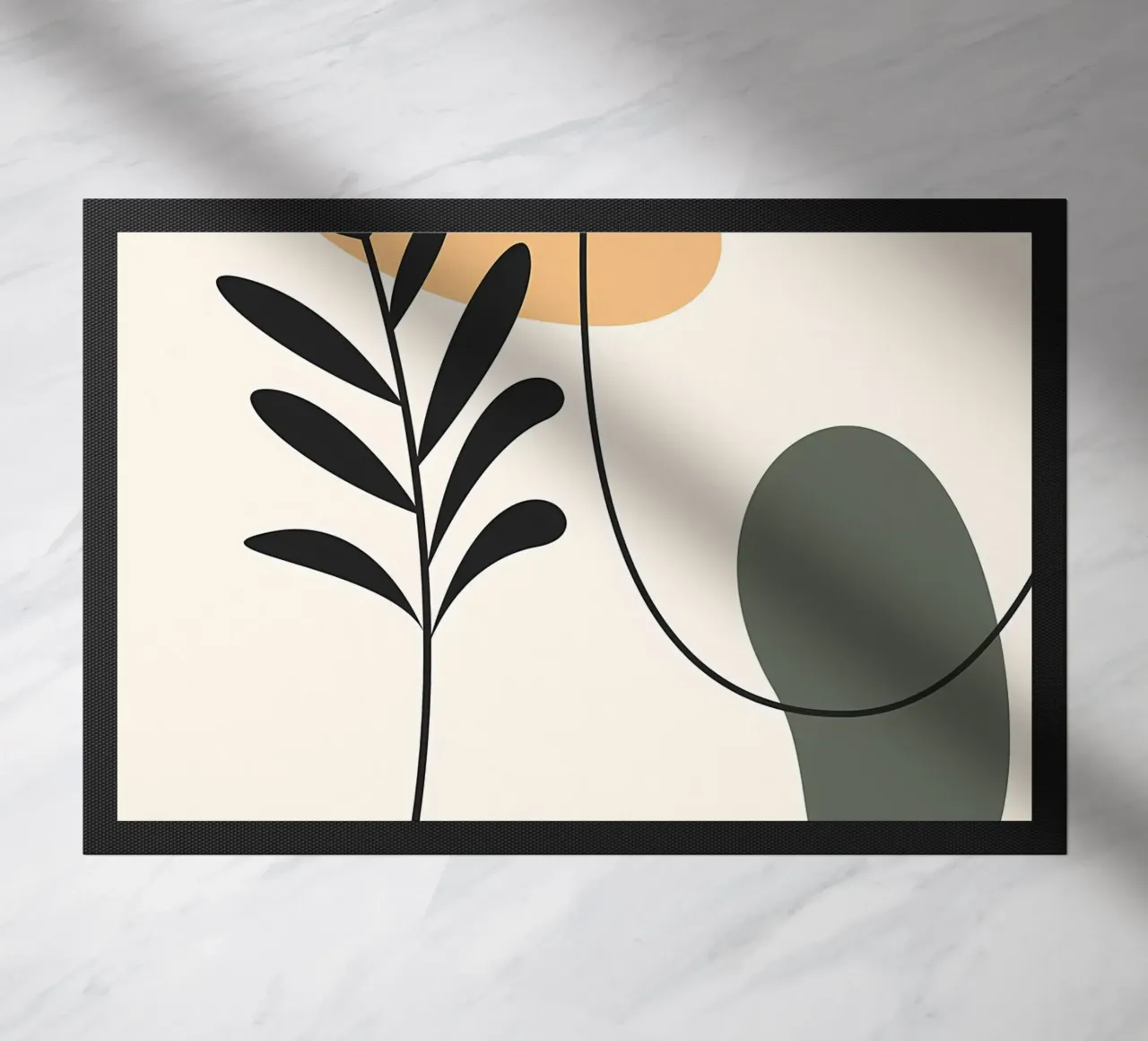 Forme colorate ed eleganti zerbino da Locquinn Fuller