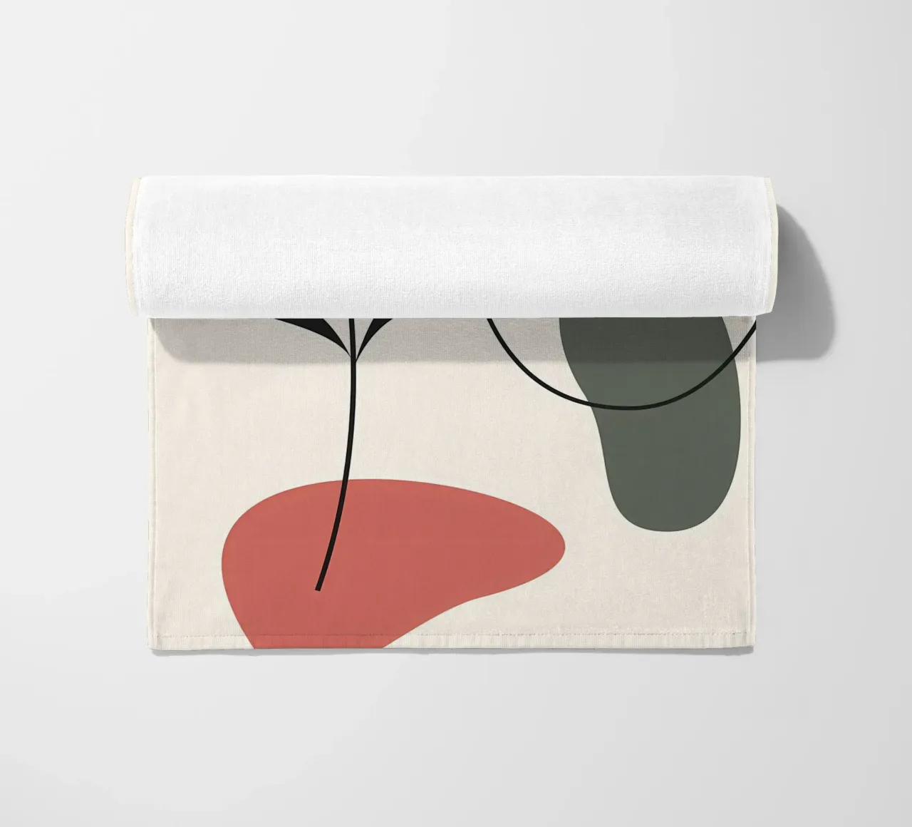 Forme colorate ed eleganti telo mare da Locquinn Fuller