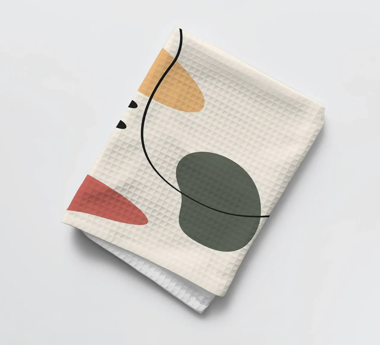 Forme colorate ed eleganti canovaccio da cucina da Locquinn Fuller