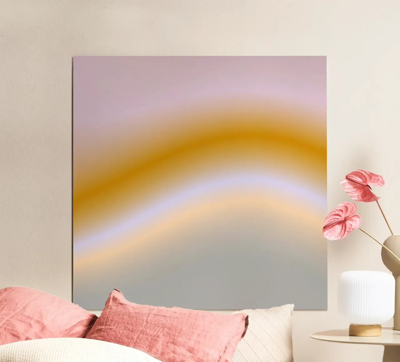 Amaryllis poster met houten frame van ÂME LIBRE STUDIO 2.0