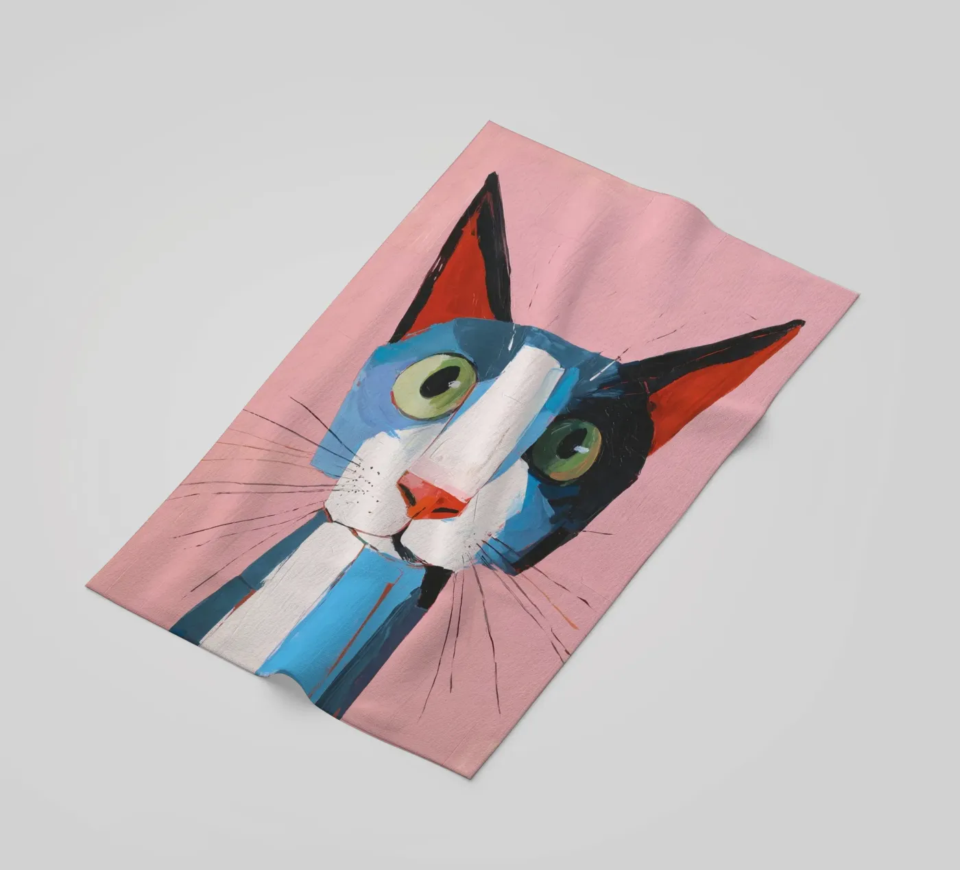 Curious Blue Cat telo mare da DARIA IVANOVNA