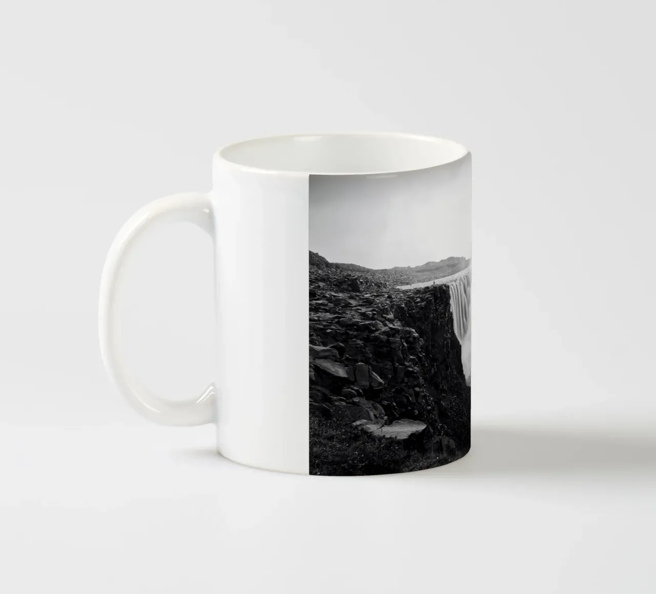 Dettifoss Waterfall tazza in ceramica da Fjöllart