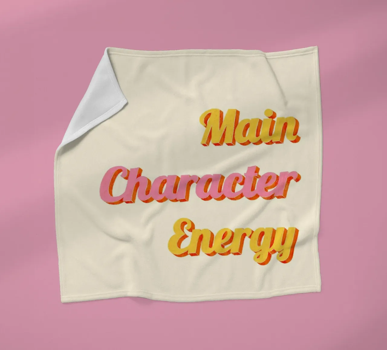 Main Character Energy coperta in pile da nicigabrieldesigns