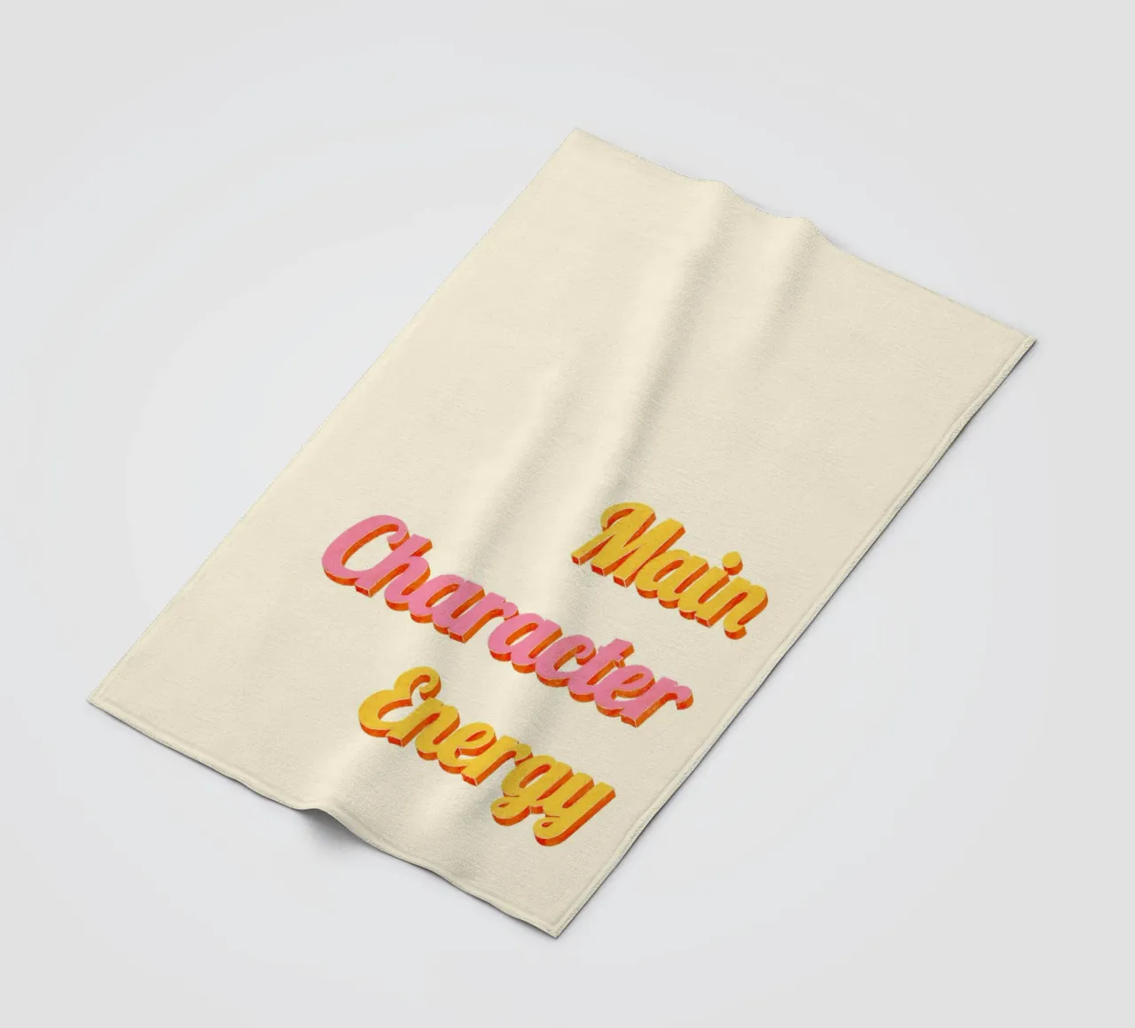 Main Character Energy coperta in pile da nicigabrieldesigns