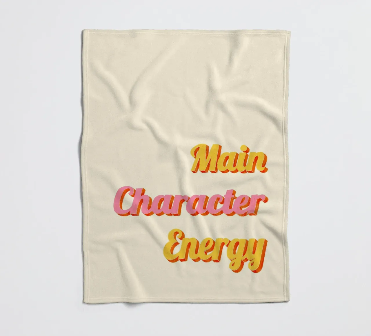 Main Character Energy coperta in pile da nicigabrieldesigns