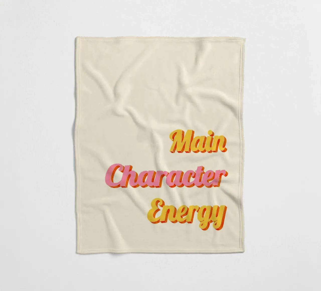 Main Character Energy coperta in pile da nicigabrieldesigns
