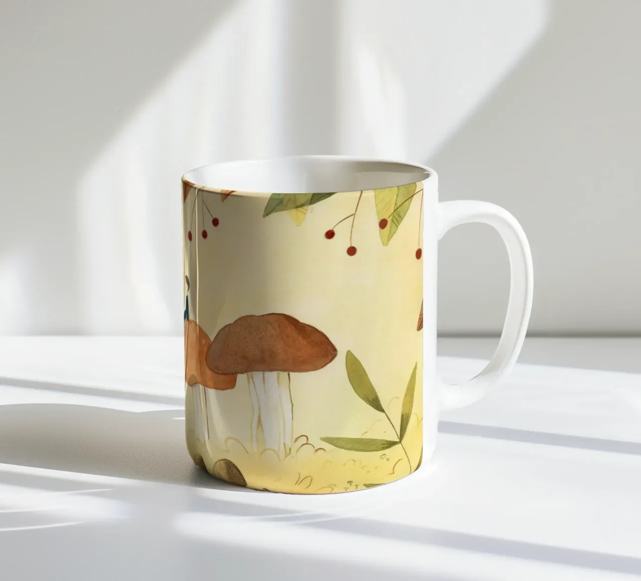 Judith Loske - Persone piccole d'autunno tazza in ceramica da The Artcircle