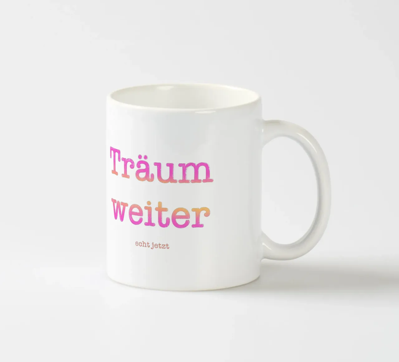 Träum weiter tazza in ceramica da nicigabrieldesigns