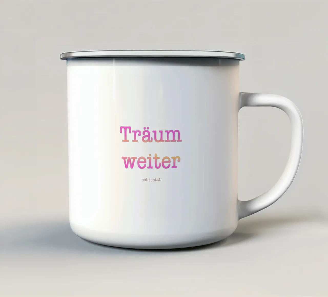 Träum weiter tazza in smalto da nicigabrieldesigns