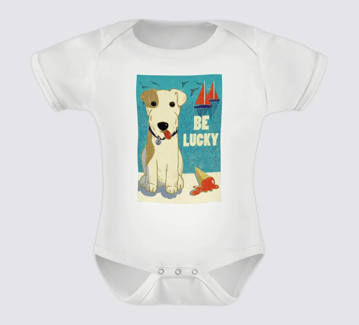Be Lucky body bébé de Rocket68